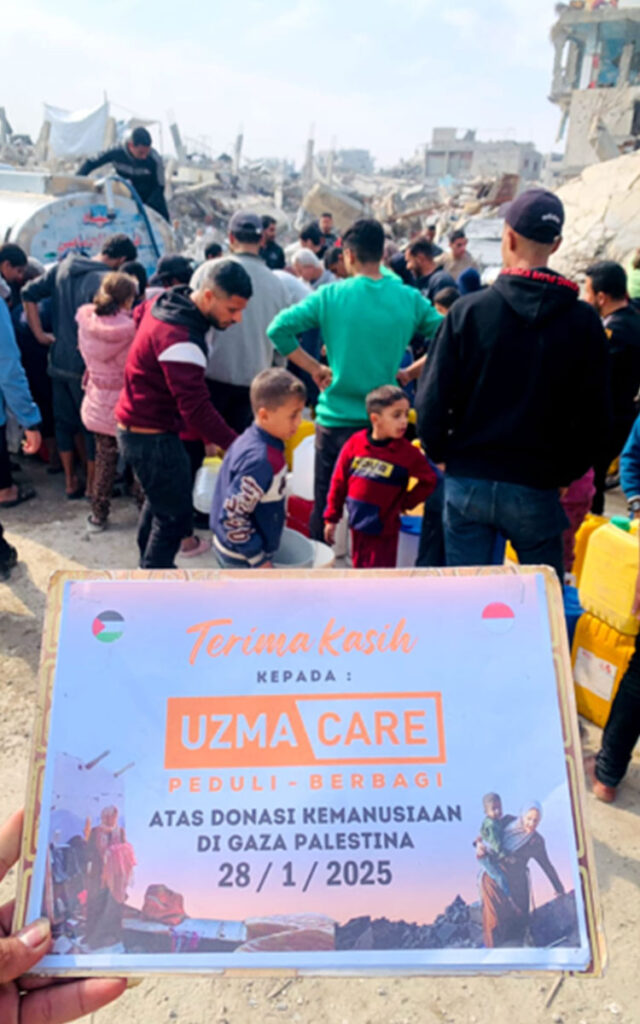 Bantuan Sembako dan Air: Disalurkan untuk Warga Gaza