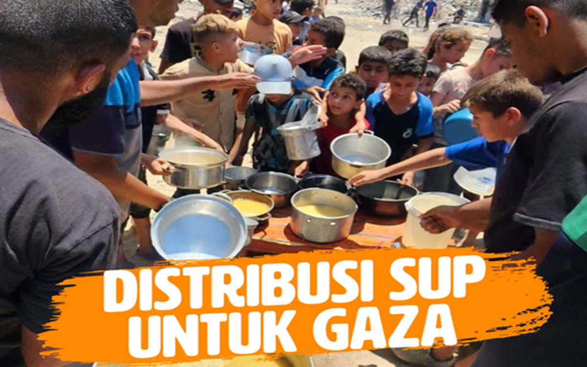 Bantuan Roti dan Sup: Dibagikan untuk Warga Gaza