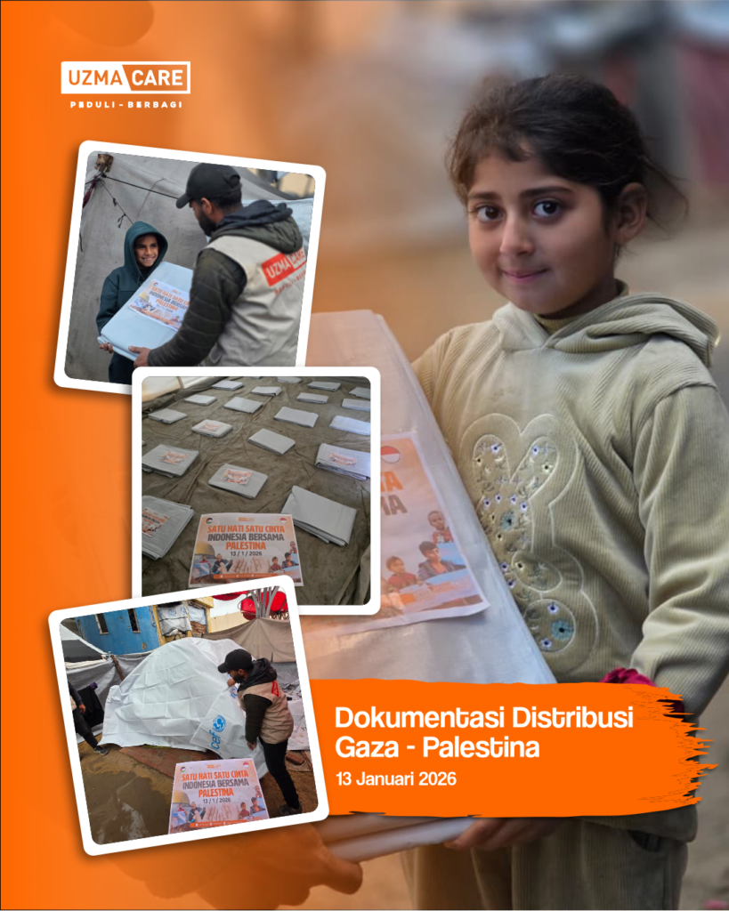 Penyaluran Terpal Darurat: Untuk Tenda Pengungsian Gaza