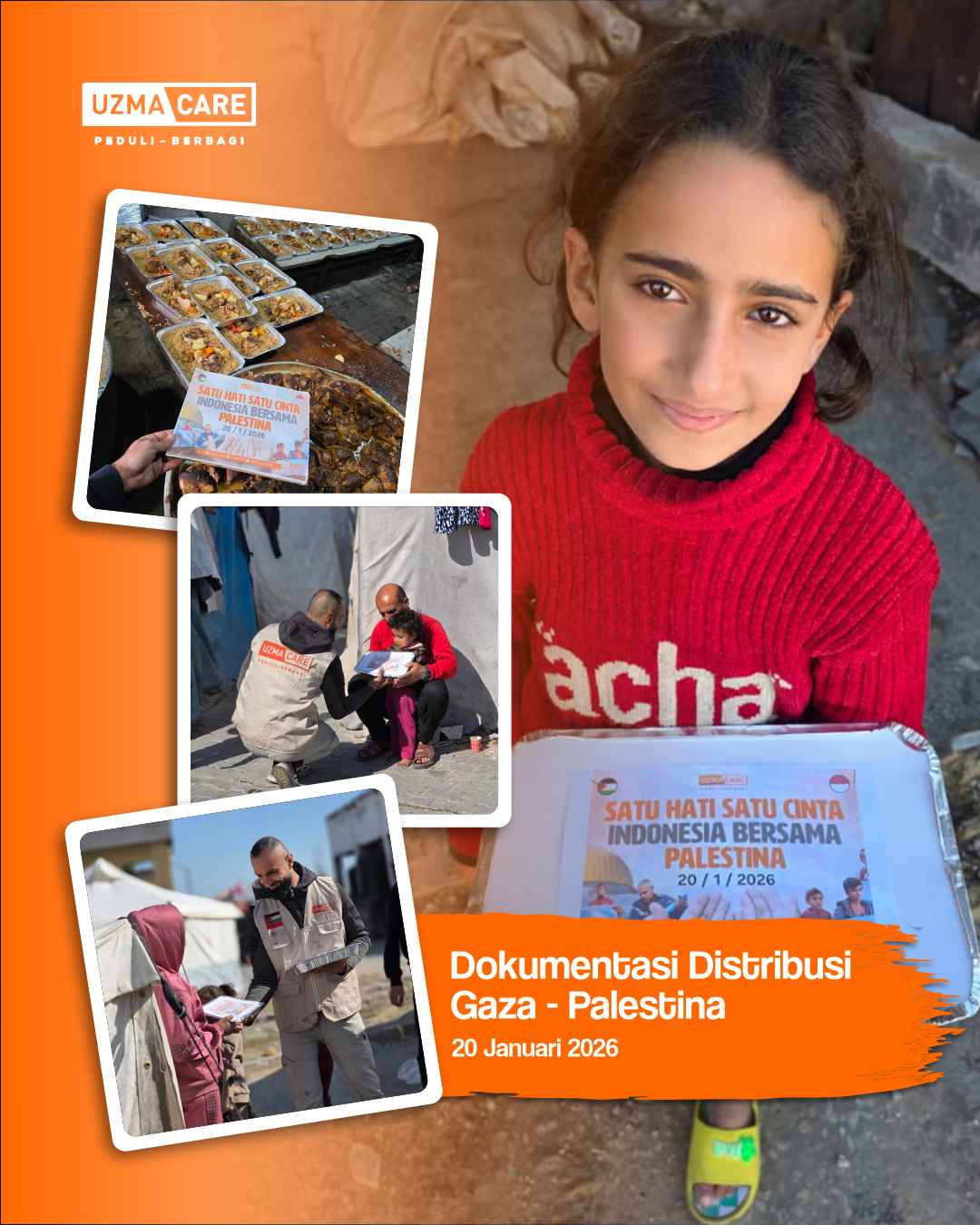 Distribusi Makanan Hangat: Untuk Warga Gaza