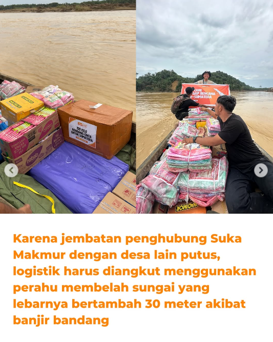 Distribusi Bantuan Tahap 8: Suka Makmur,Aceh Tamiang