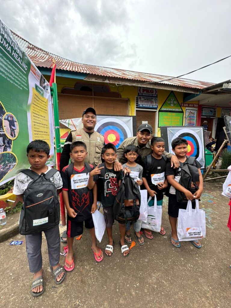 Trauma Healing Anak Malalak yang Terdampak Galodo