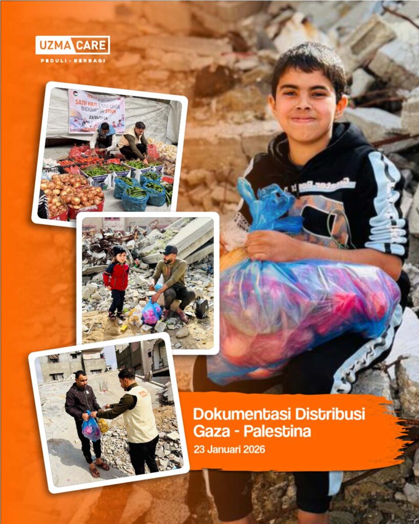 Distribusi Sayuran Segar: Untuk Warga Gaza